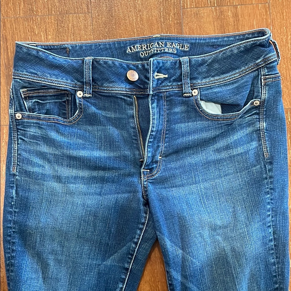 American Eagle Outfitters Women's Blue Jeans